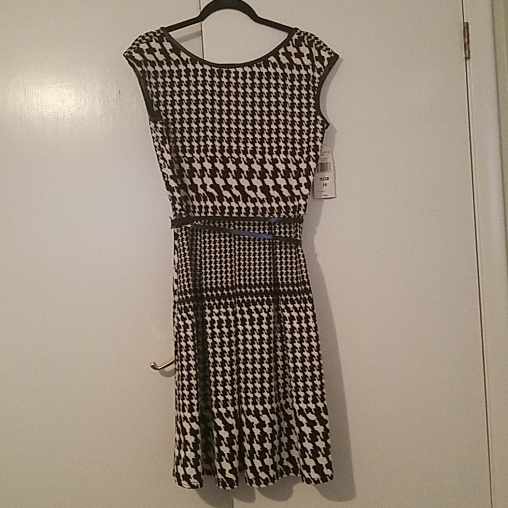 Brand new houndstooth dress